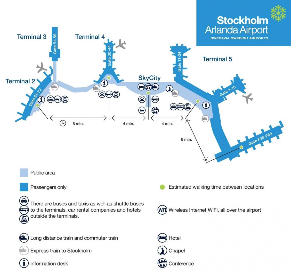 Stockholm arlanda Karte anzeigen