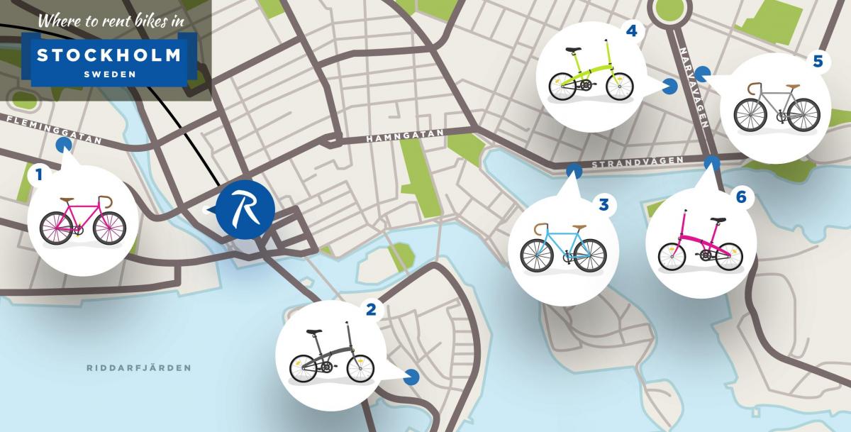 Stockholm city bikes anzeigen