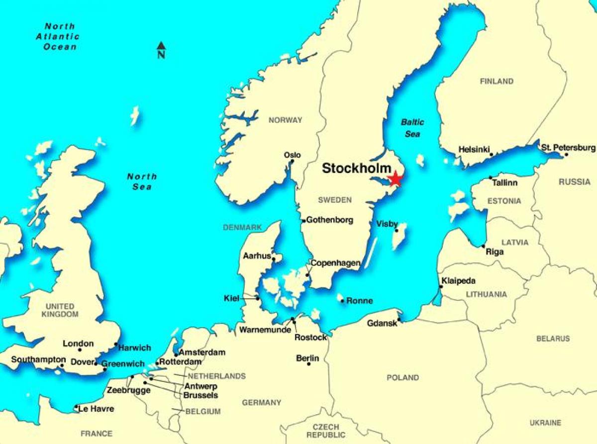 Stockholm Karte Europa