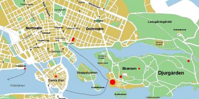 Gamla stan, Stockholm Karte