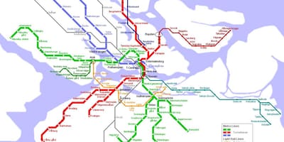 Karte von pendeltåg-Karte Stockholm
