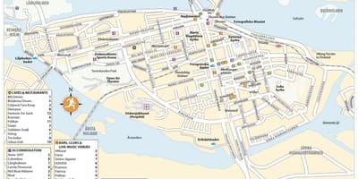Stadtplan von Södermalm