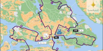 Stockholm-Fahrrad-Karte